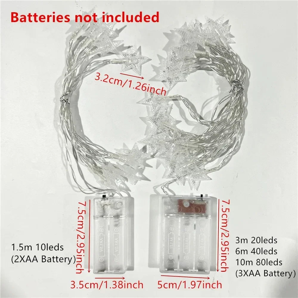 LED String Lights Outdoor/Indoor Star Chain Lights/Fairy Lights