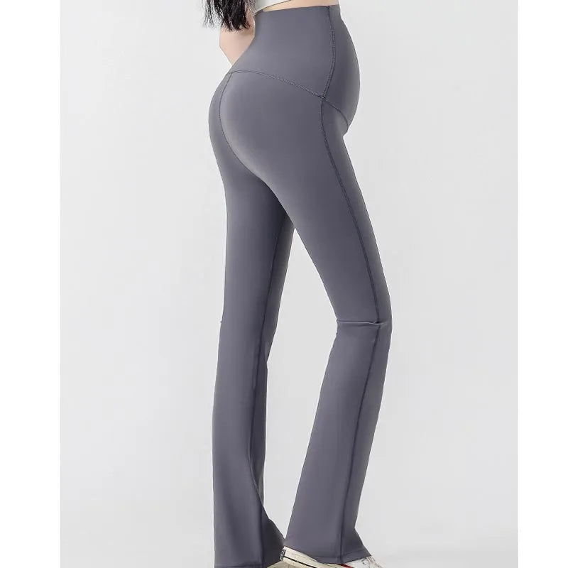 Maternity Leggings Flared High-waisted