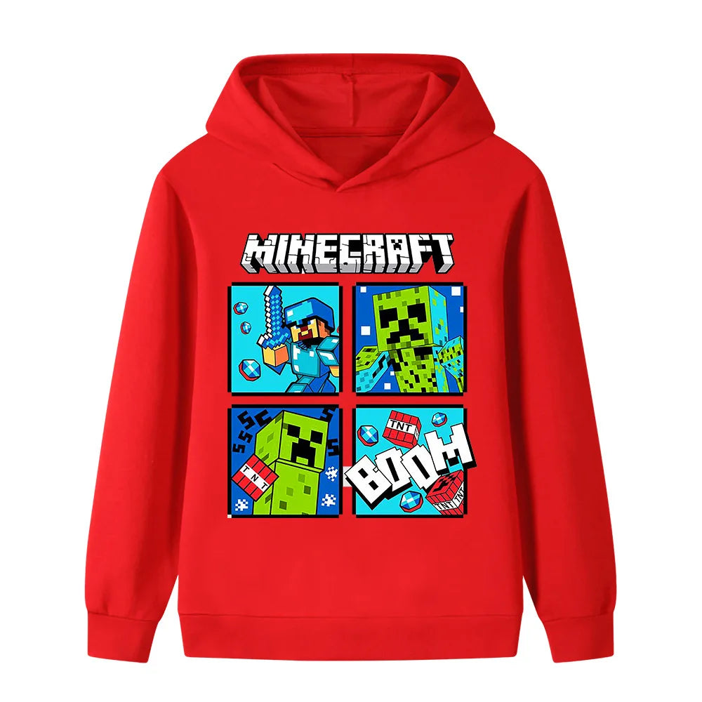 Fashionable and Trendy Hoodies for Boys and Girls, Warm for Autumn and Winter, Children's Tops, Comfortable and Versatile