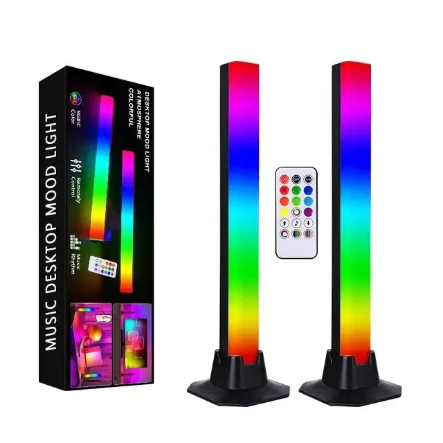 USB LED Light Bar RGB Color Changing TV Backlight w/ Remote Symphony Atmosphere Light Strips/Music/Rhythm/Ambient
