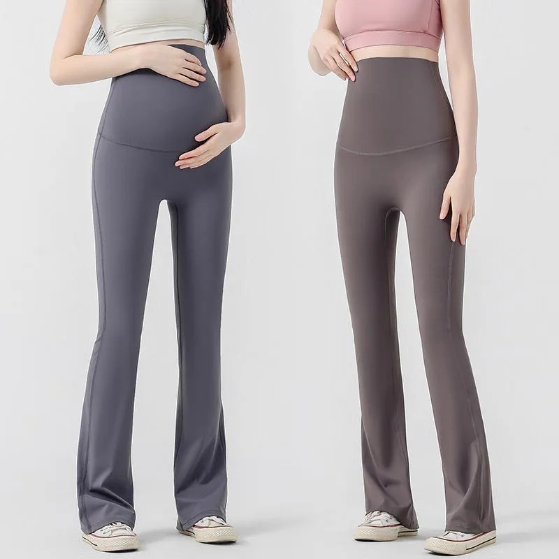 Maternity Leggings Flared High-waisted